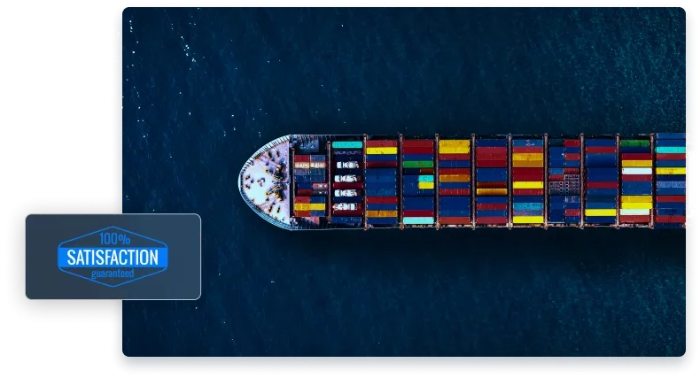 shipping container's guarantee of quality